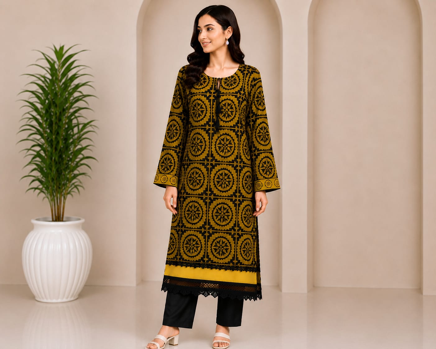 2 Piece Lawn Suit